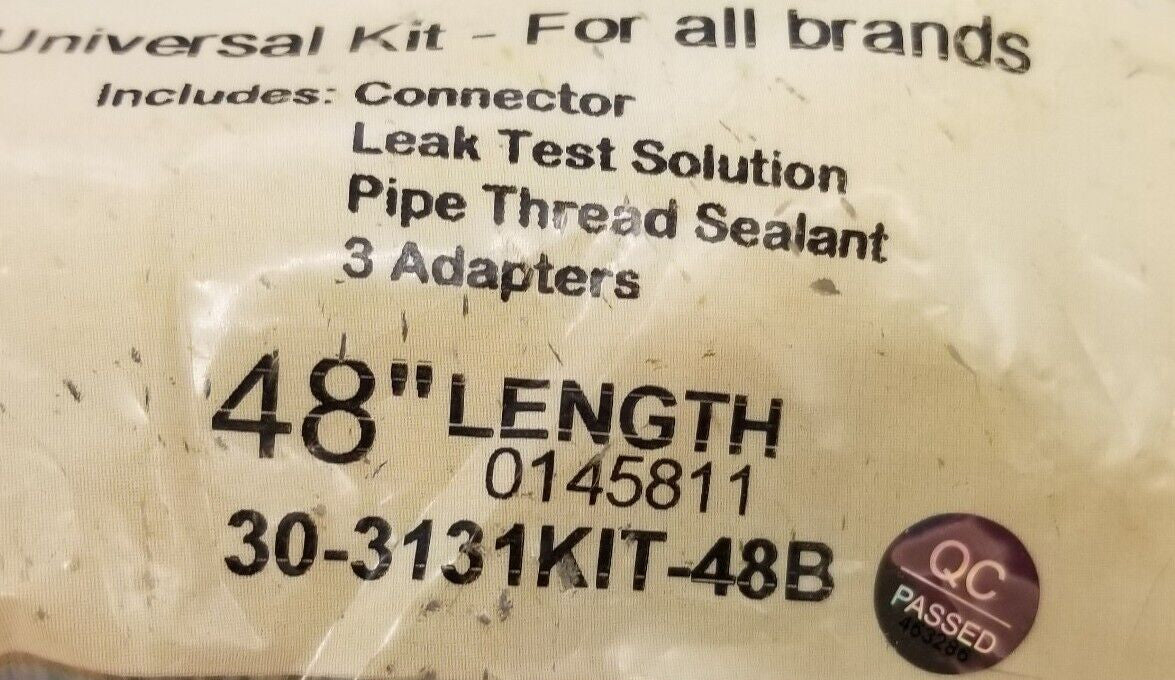 New OEM Dormont Gas Connector Kit 30-3131KIT-48B