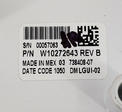 Genuine OEM Replacement for Whirlpool Washer Control W10272643