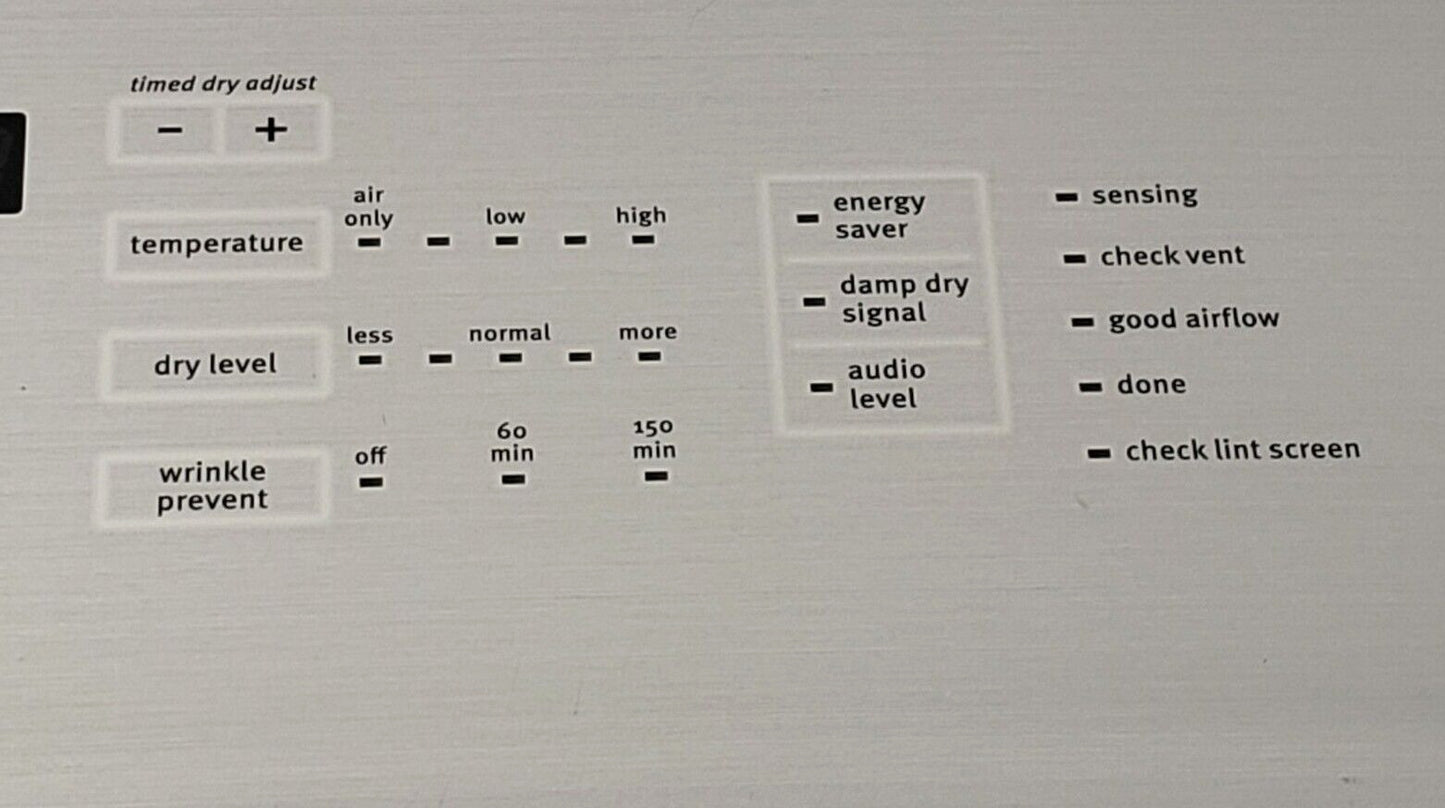 Genuine OEM Replacement for Maytag Dryer Control Panel W10872843