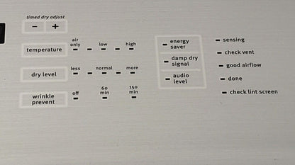 Genuine OEM Replacement for Maytag Dryer Control Panel W10872843