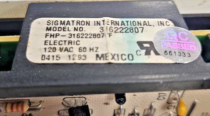 OEM Replacement for Frigidaire Oven Control Board 316222807