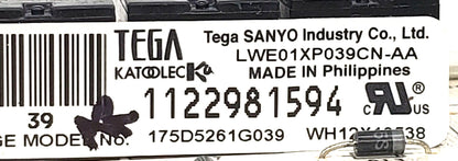 OEM Replacement for GE Washer Control 175D5261G039