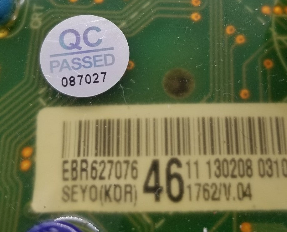 OEM Replacement for LG Dryer Control EBR62707646