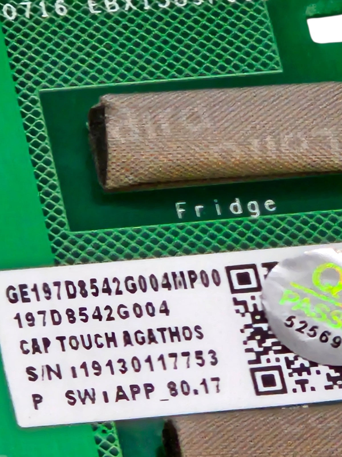 OEM Replacement for GE Fridge Control Board 197D8542G004