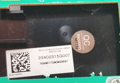 OEM Replacement for GE Dryer Display Board 234D2315G007