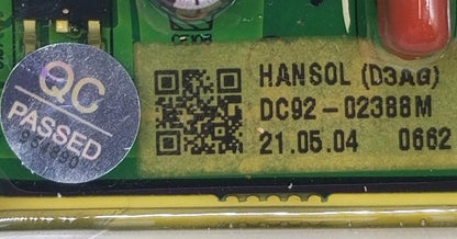 OEM Replacement for Samsung Washer Control  DC92-02388M