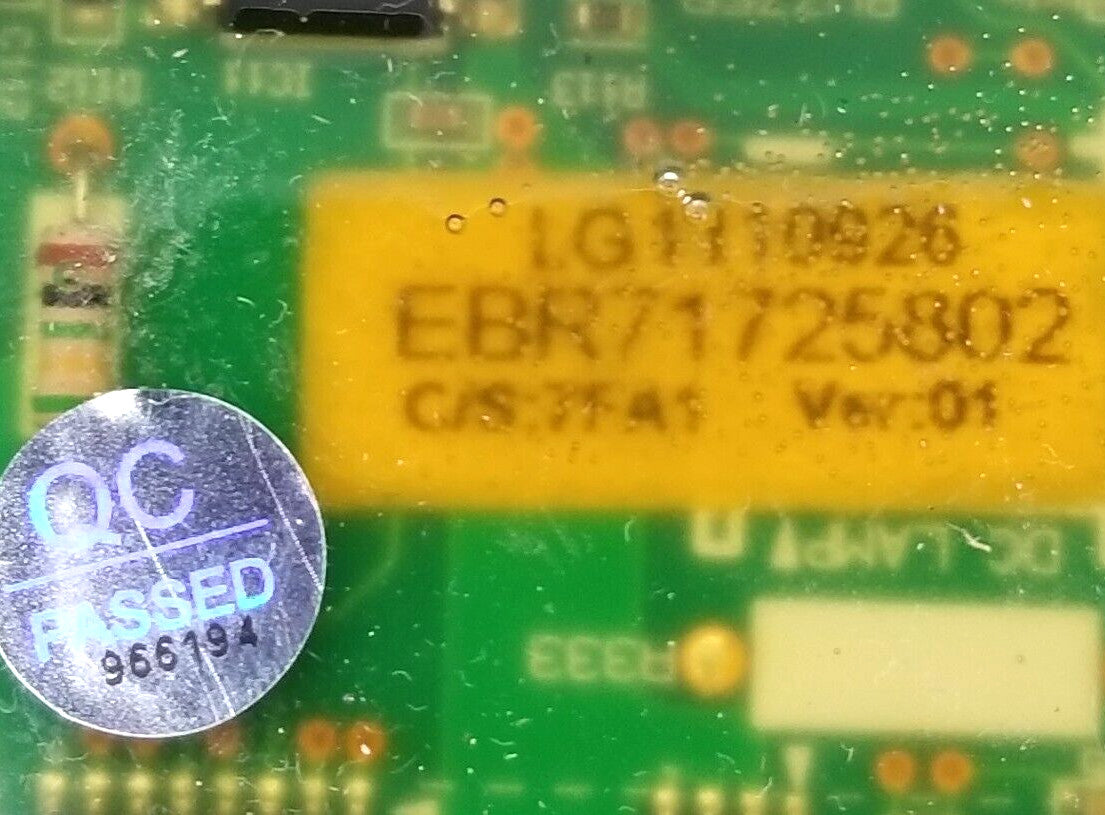 OEM Replacement for LG Dryer Control EBR71725802