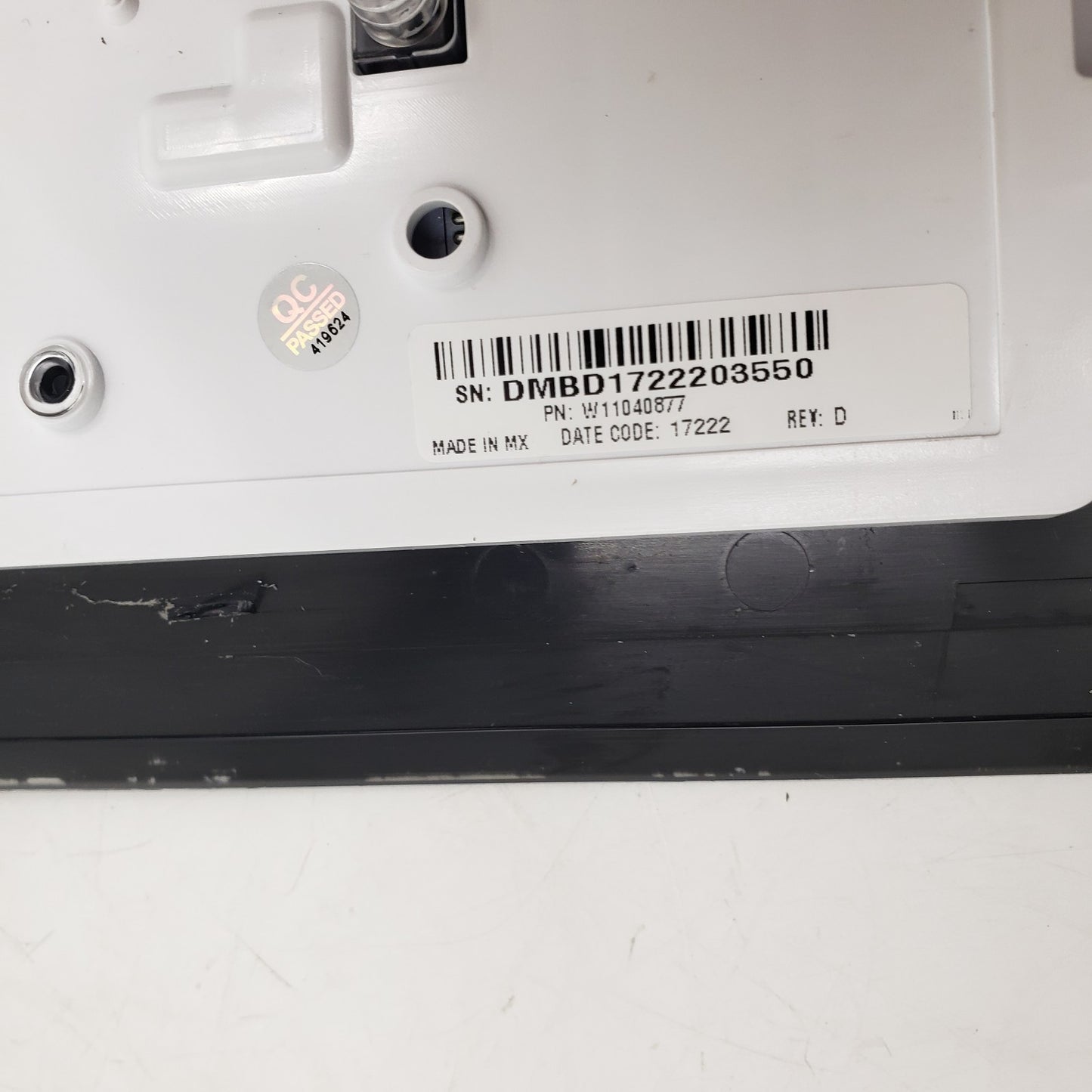 OEM Replacement for Whirlpool Dryer Control Panel W11040877