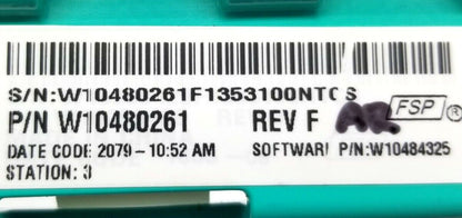 OEM Replacement for Whirlpool Washer Control W10480261