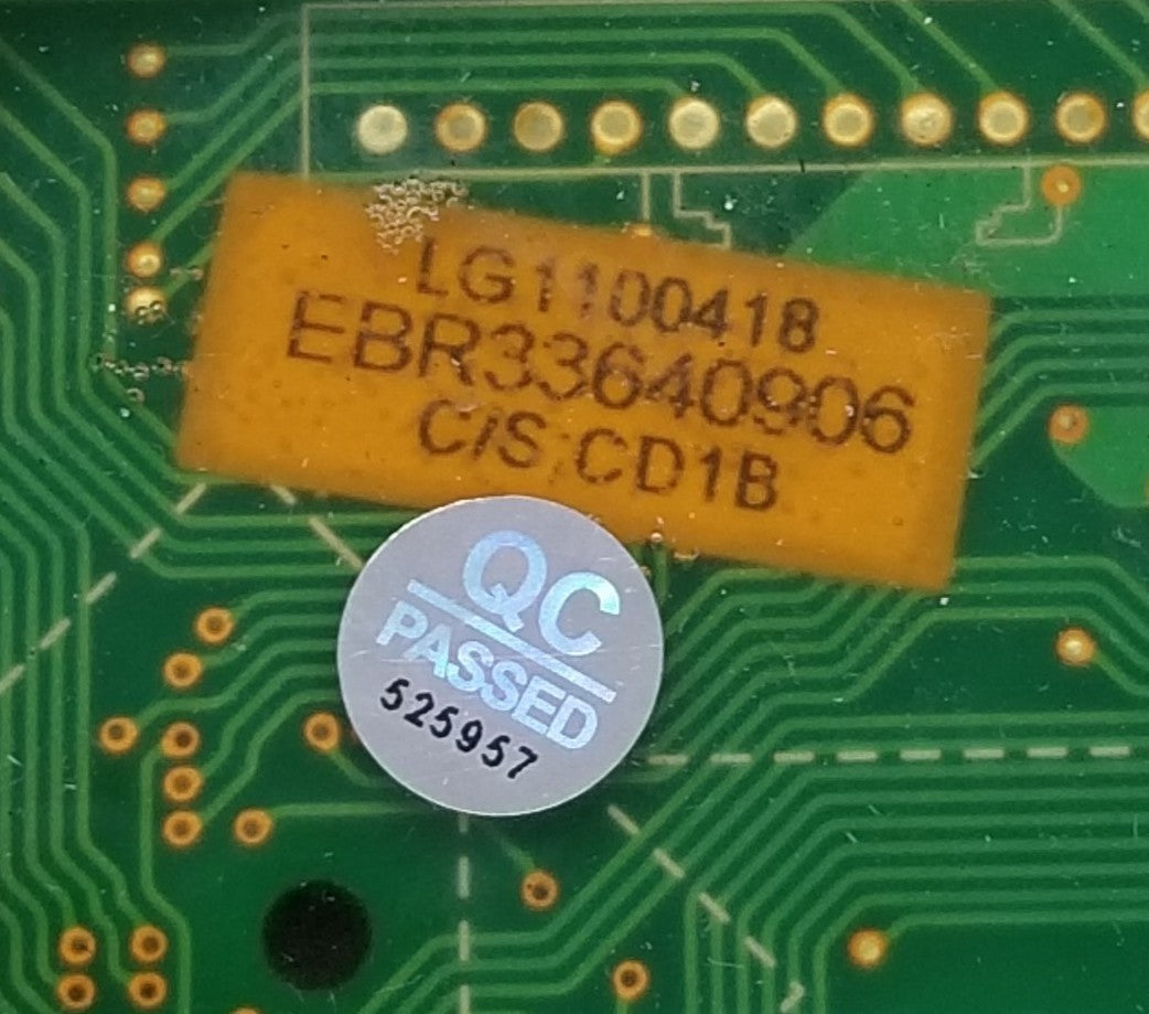 OEM Replacement for LG Dryer Control EBR33640906
