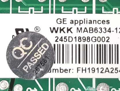 Genuine OEM Replacement for GE Refrigerator Control 245D1898G002