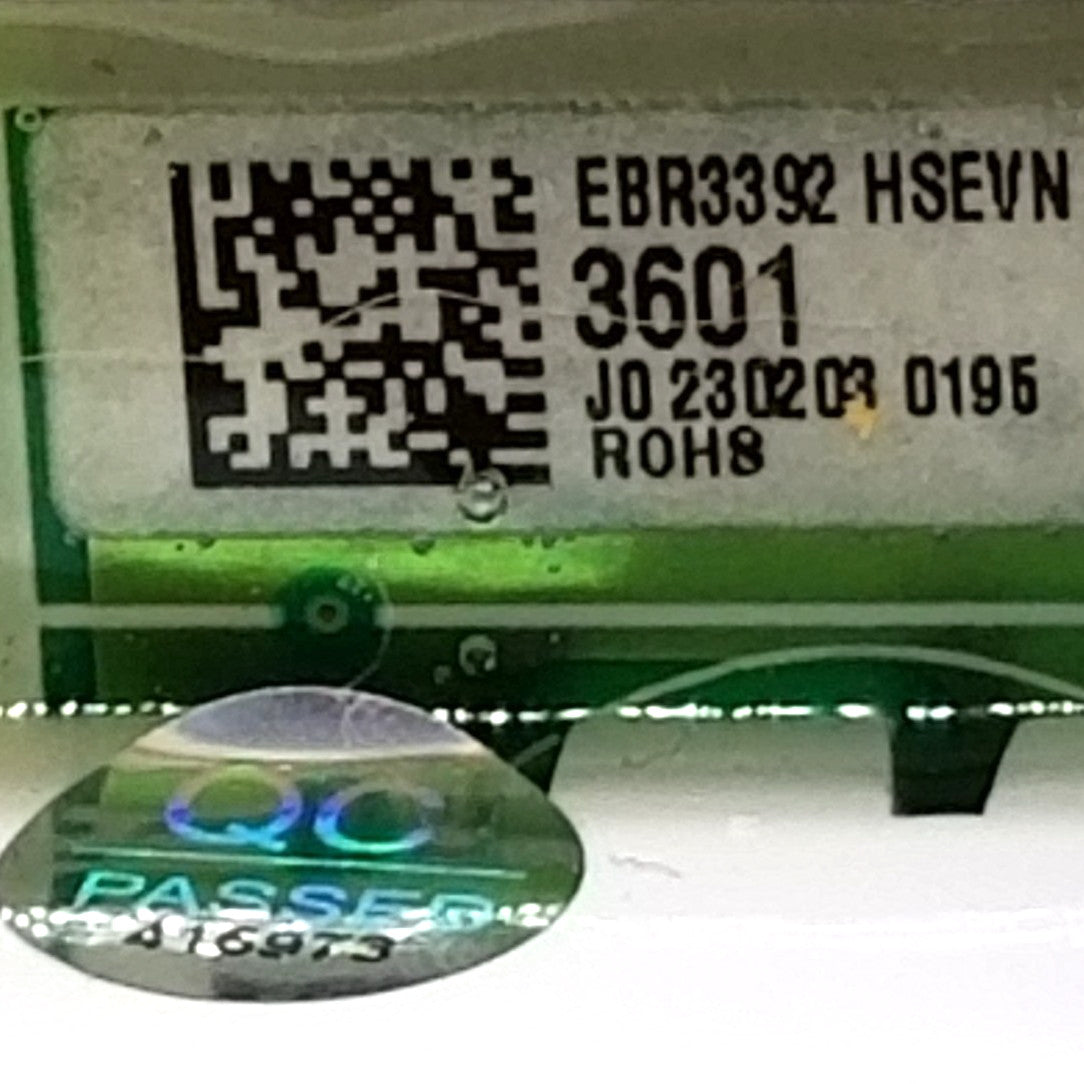 New OEM Replacement for LG Washer User Control EBR33923601 -