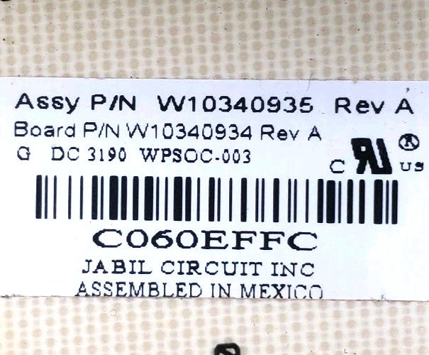 OEM Replacement for Whirlpool Oven Control Broad W10340935