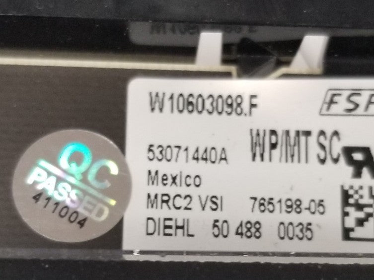 OEM Replacement for Whirlpool Oven Control W10603098