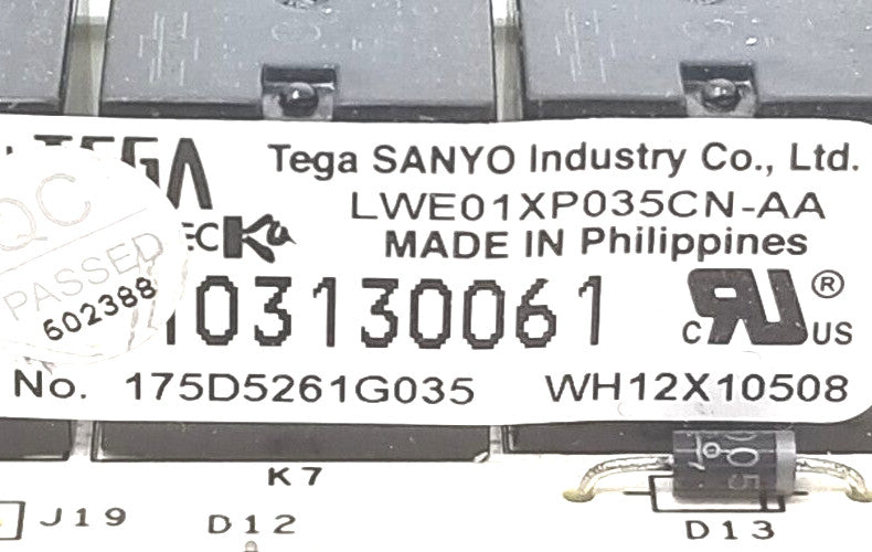 OEM Replacement for GE Washer Control 175D5261G035 WH12X10508
