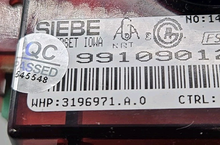 OEM Replacement for Whirlpool Range Control 3196971