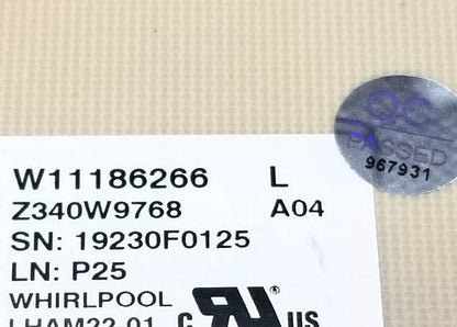 OEM Replacement for Whirlpool Washer Control  W11186266