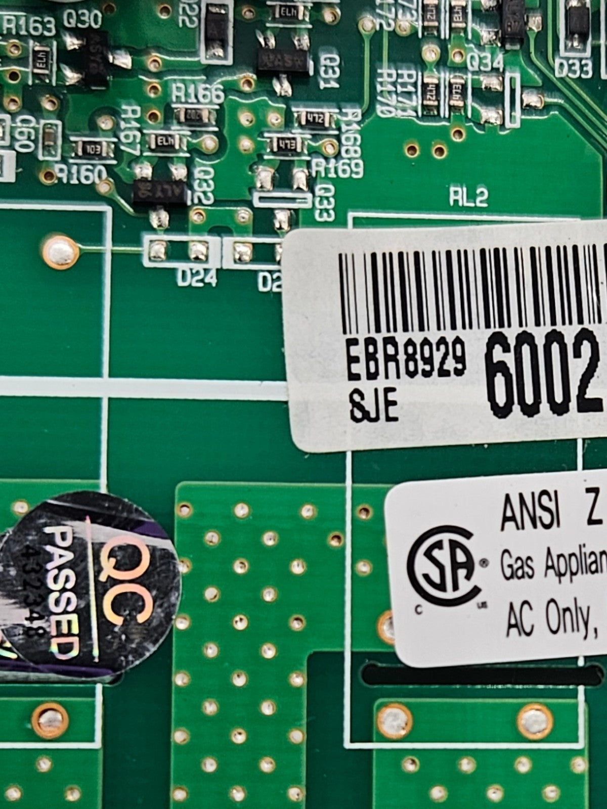 OEM Replacement for LG Oven Control EBR89296002