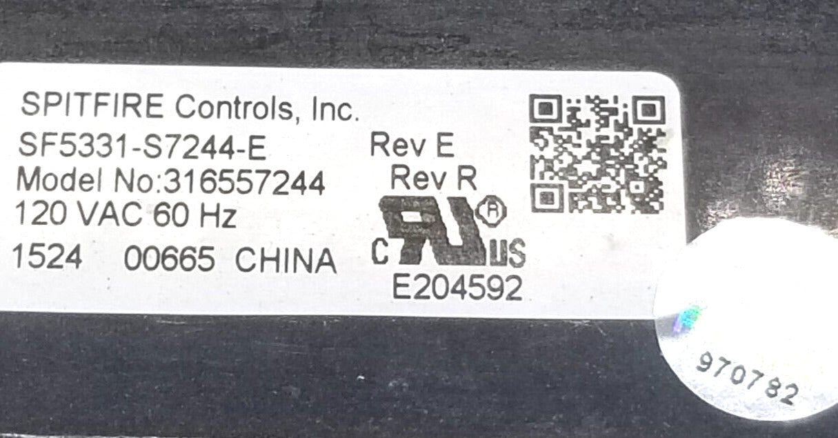 OEM Replacement for Frigidaire Range Control 316557244    ~ ~