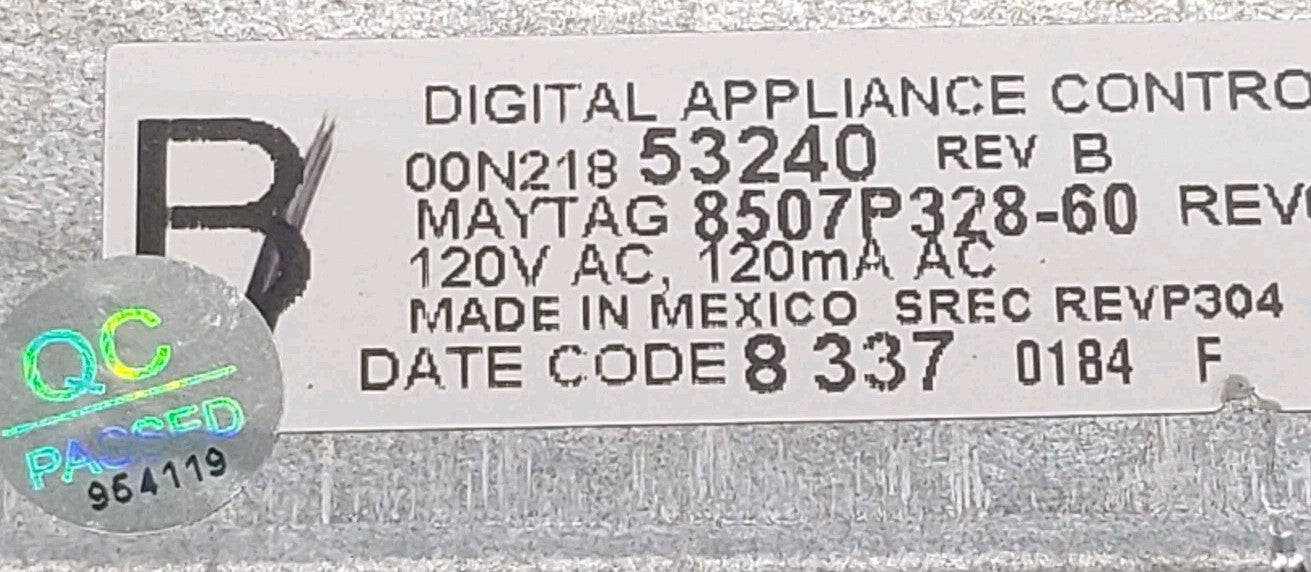 OEM Replacement for Whirlpool Oven Control  8507P328-60