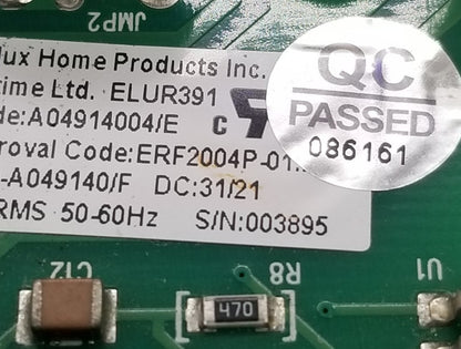 OEM Replacement for Electrolux Washer Control A04914004