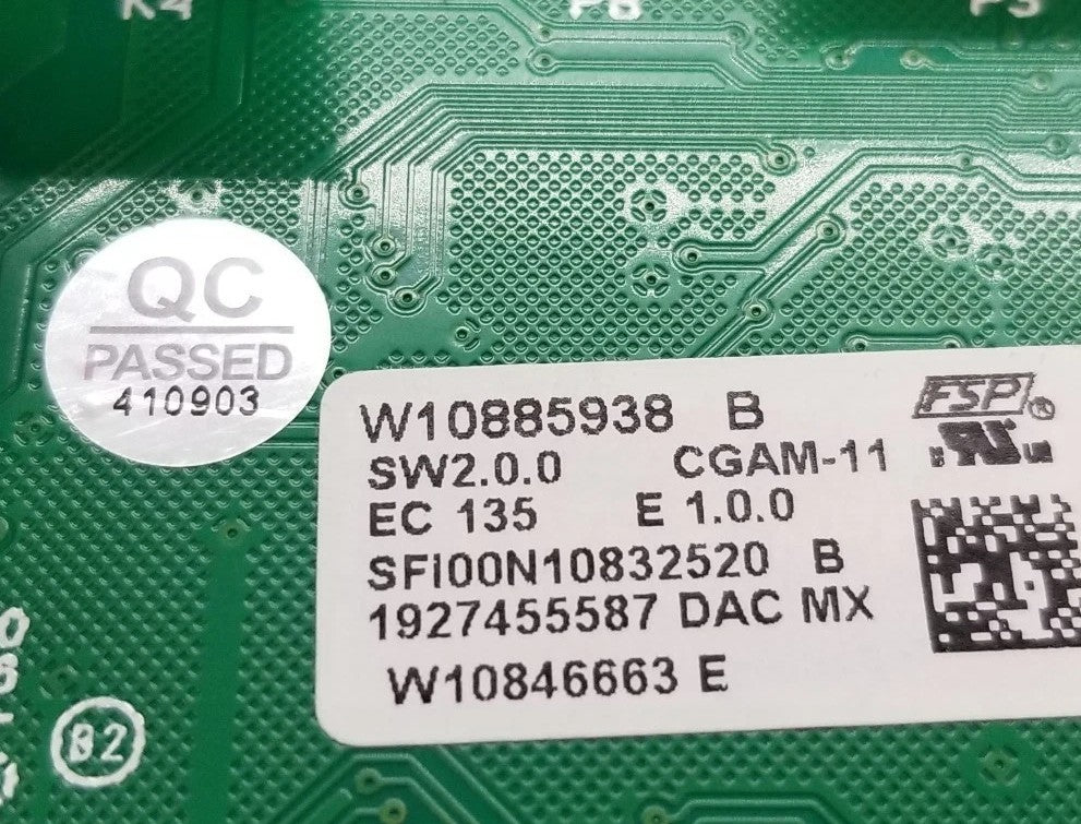 OEM Replacement for Whirlpool Range Control W10885938