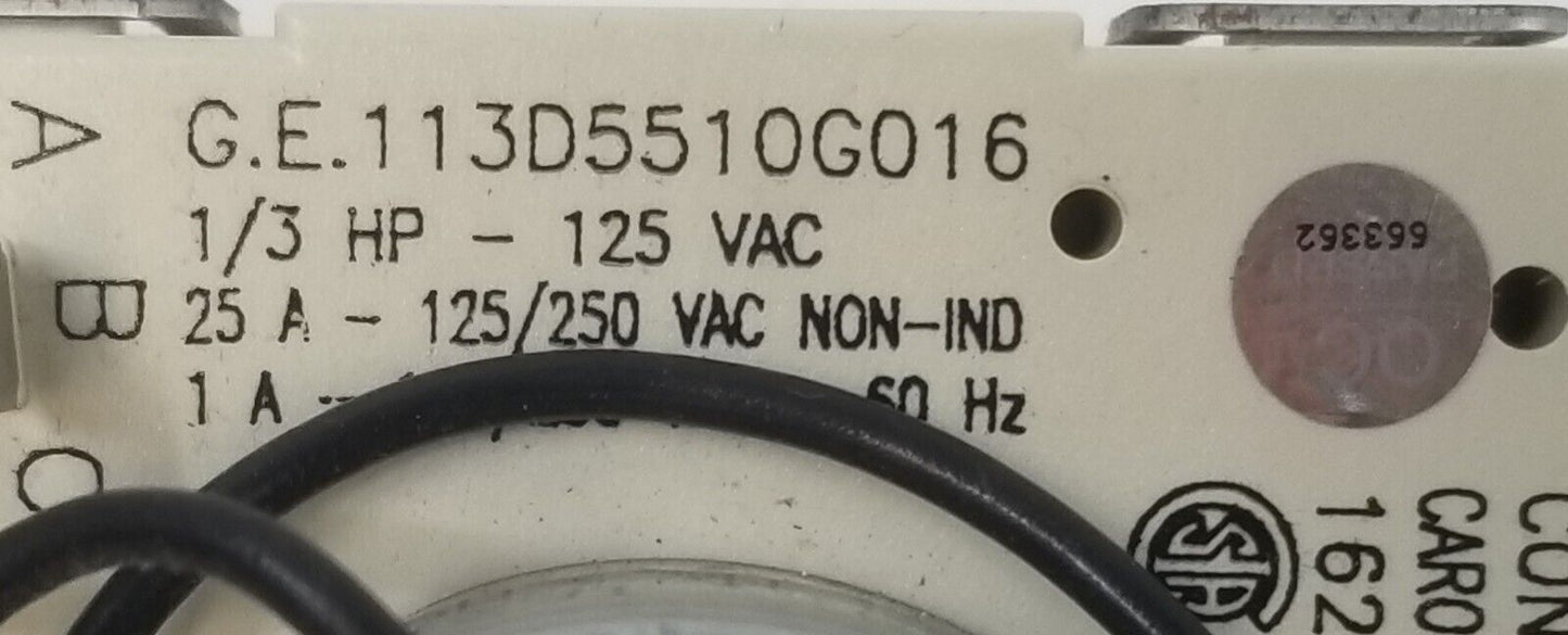 Genuine OEM Replacement for GE Dryer Timer 113D5510G016