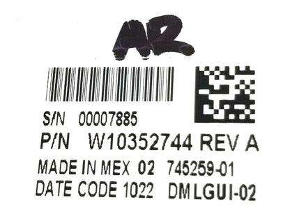 Genuine OEM Replacement for Whirlpool Washer Control W10352744