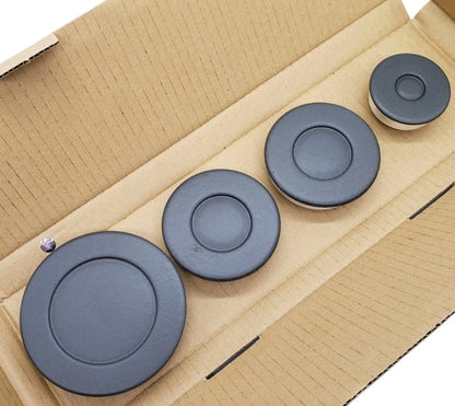 New OEM Replacement for Midea Oven Flame Spreader/Burner Cap Set for MGR30S2AST