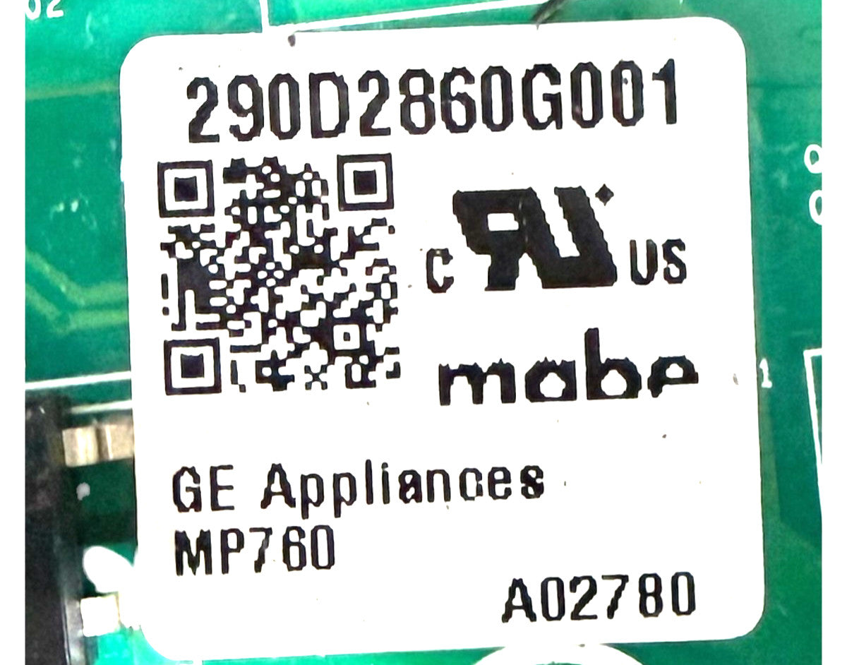 OEM Replacement for GE Washer Control 290D2860G001