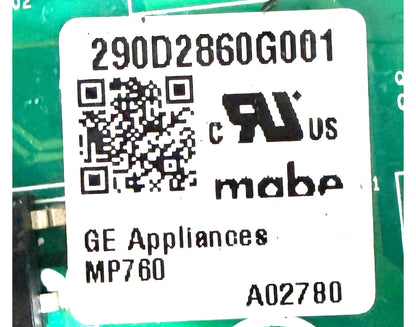 OEM Replacement for GE Washer Control 290D2860G001