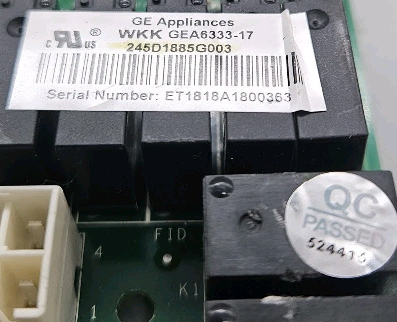 OEM Replacement for GE Refrigerator Control 245D1885G003