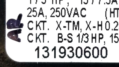 OEM Replacement for Frigidaire Dryer Timer  131930600