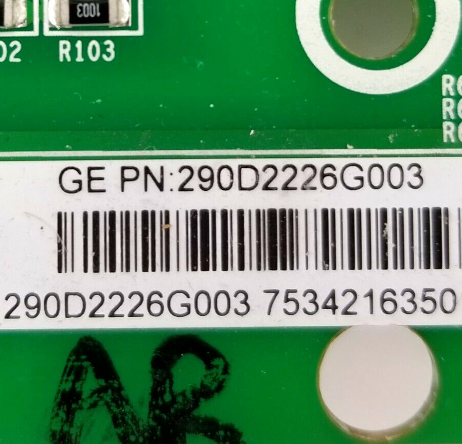 Replacement for GE Washer Control 290D2226G003