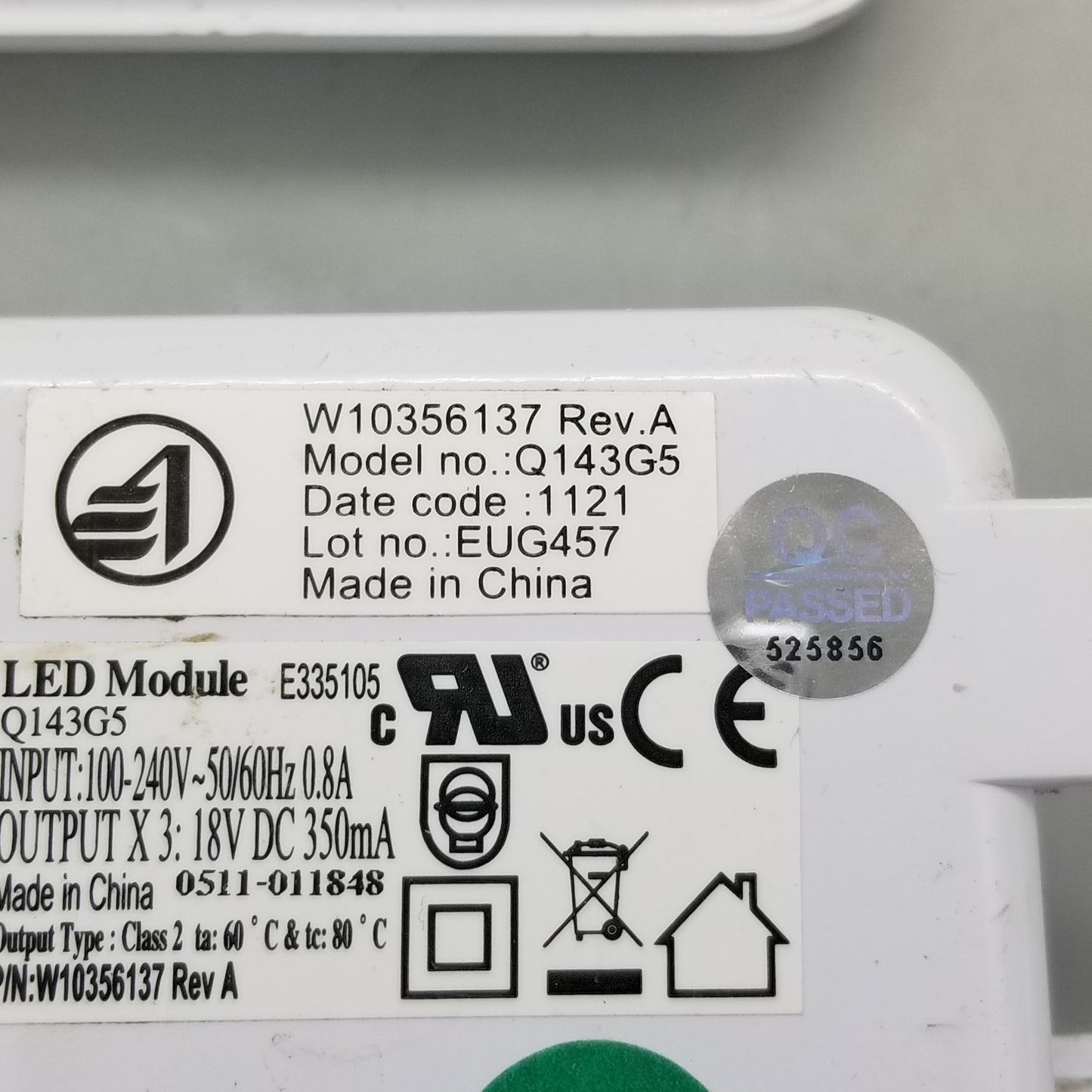 OEM Replacement for Kenmore Fridge Inverter W10356137