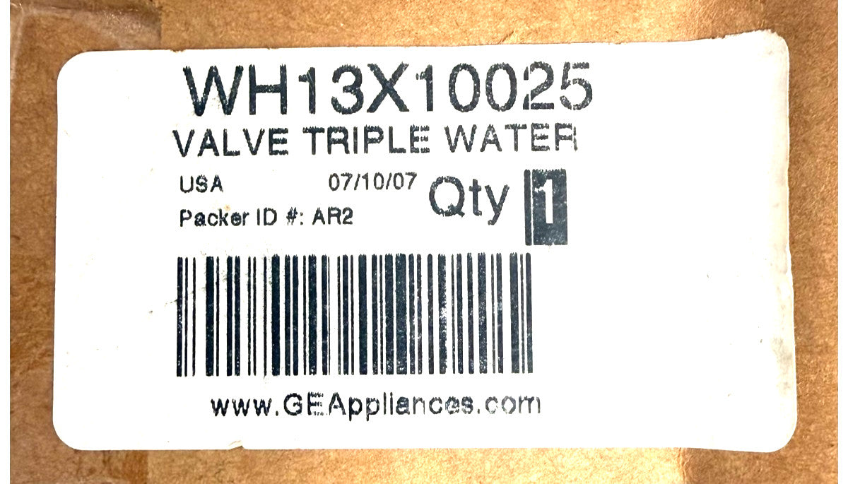 New Replacement for GE Washer Water Valve WH13X10025