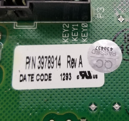 OEM Replacement for Whirlpool Dryer Control 3978914