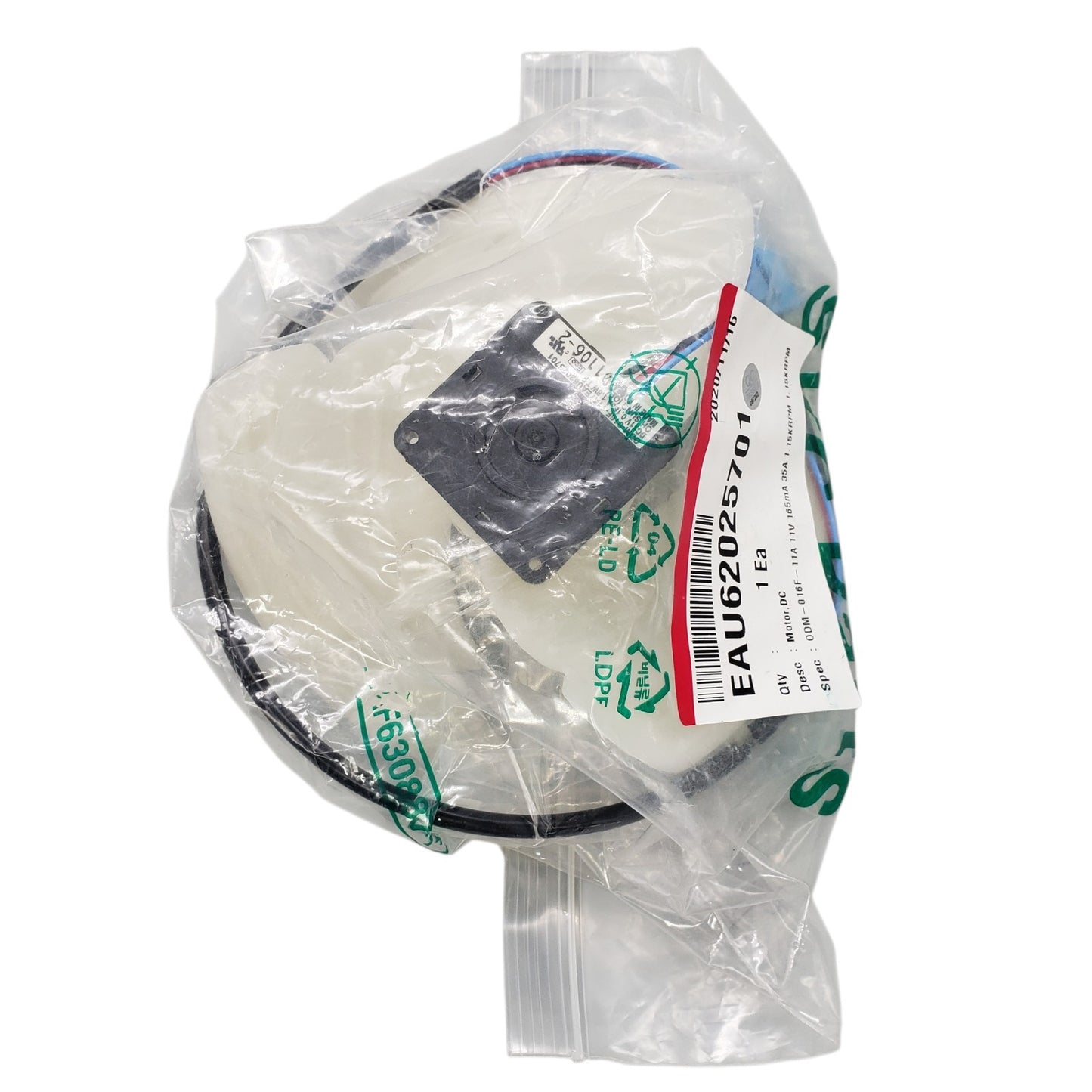 New OEM Replacement for LG Fridge Condenser Fan Motor EAU62025701