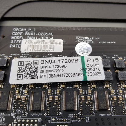 New OEM Replacement for Samsung PCB Main Control BN94-17209B