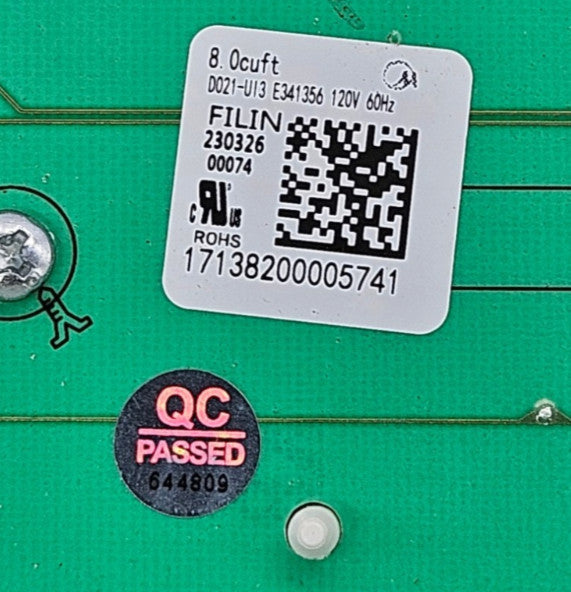 OEM Replacement for Midea Display Panel 17138200005741