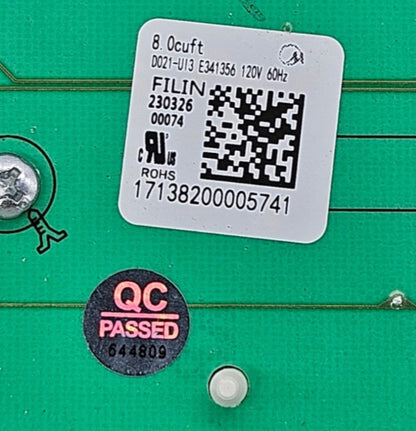 OEM Replacement for Midea Display Panel 17138200005741