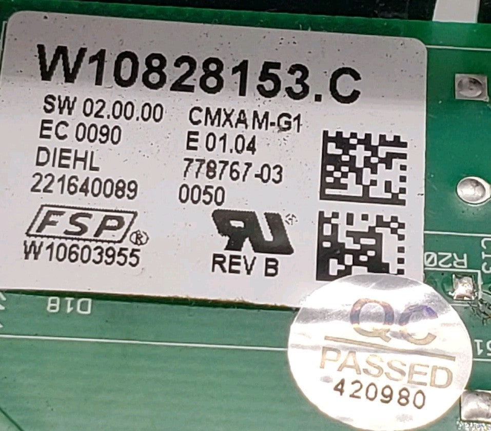OEM Replacement for Whirlpool Oven Control W10828153