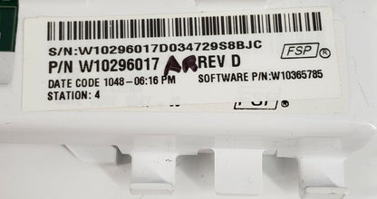 Genuine OEM Replacement for Whirlpool Washer Control W10296017