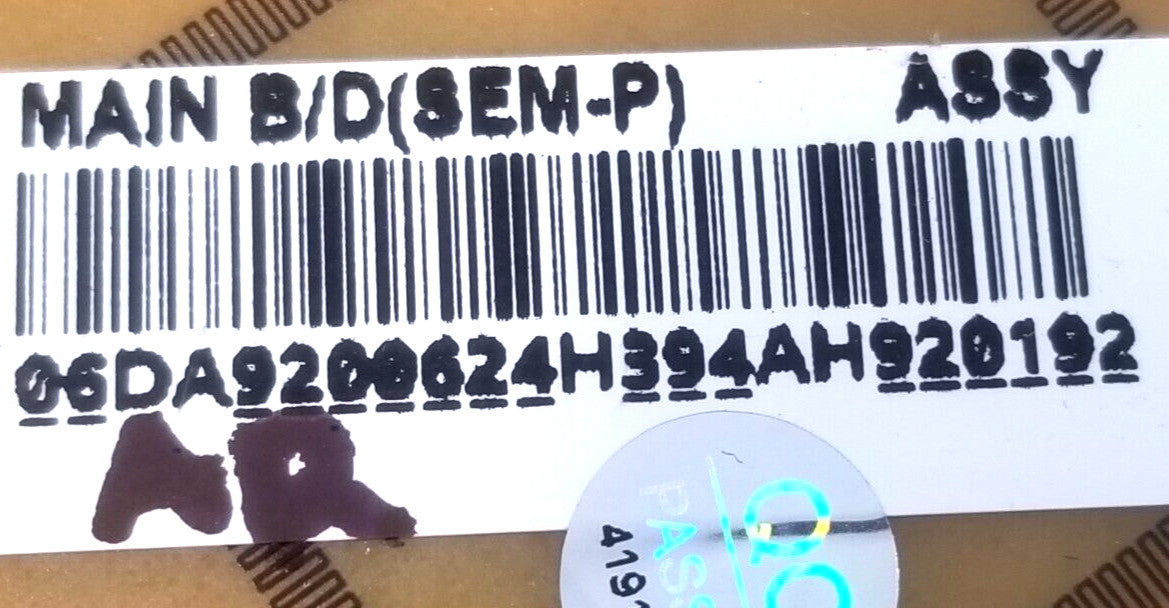 OEM Replacement for Samsung Refrigerator Control DA92-00624H