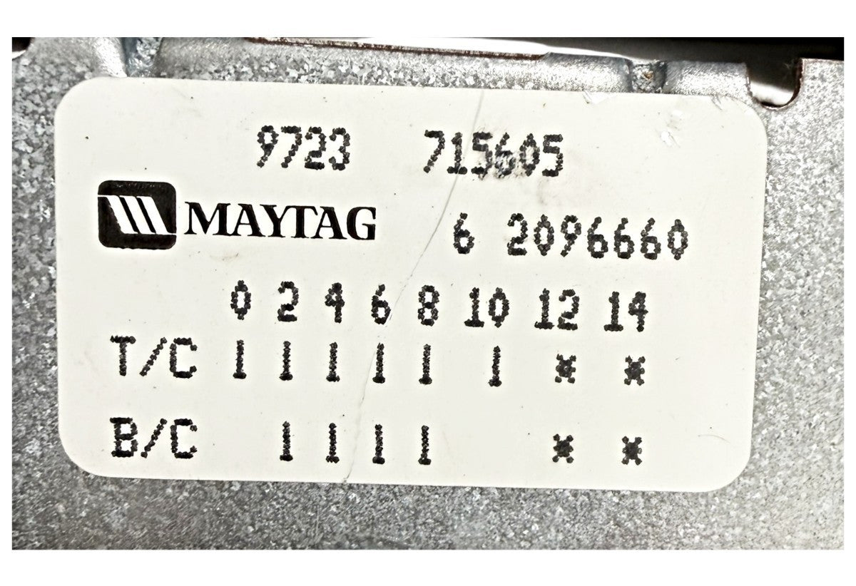 OEM Replacement for Whirlpool Washer Timer 6 2096660