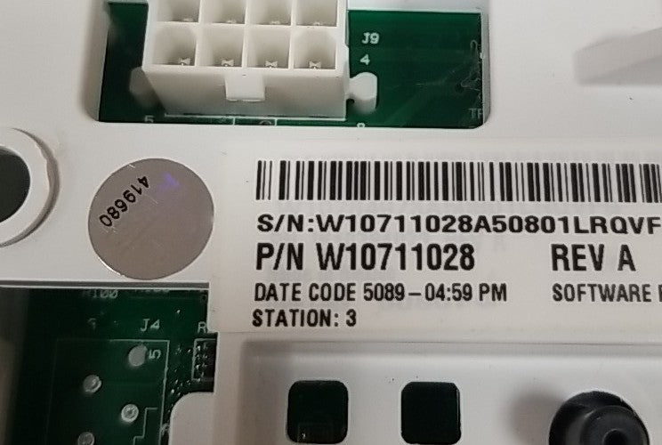 OEM Replacement for Whirlpool Washer Control Board W10711028