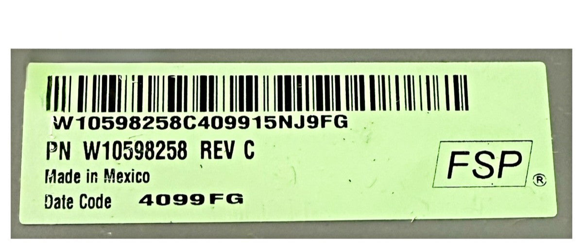 OEM Replacement for Whirlpool Washer Control W10598258