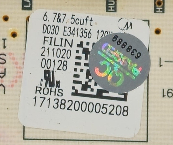 OEM Replacement for Midea Dryer Control Board 17138200005208