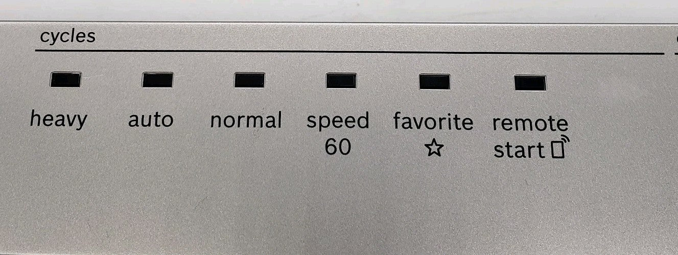 OEM Replacement for Bosch Dishwasher Control Panel 20004356