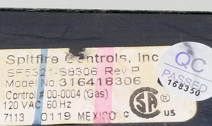 OEM Replacement for Frigidaire Range Control 316418306